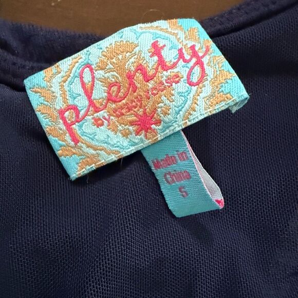 Plenty by Tracey Reese Anthropologie Blue Ruched Stretchy Fit and Flare Maxi Dre - Picture 7 of 8